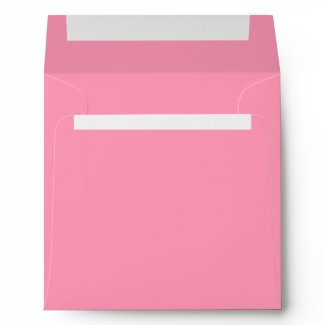 Elegant Pure Pink Linen Envelopes