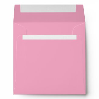Elegant Pure Pink Linen Envelopes