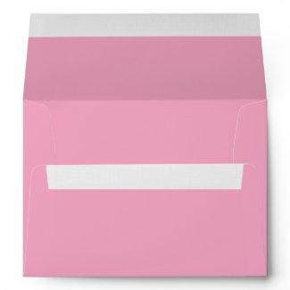 Elegant Pure Pink Linen Envelopes