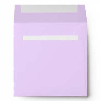 Elegant Pure Purple Linen Envelopes