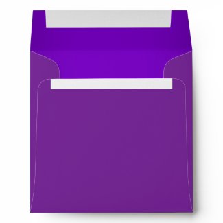Elegant Pure Purple Linen Envelopes