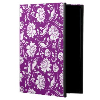 Elegant Purple And White Floral Damasks Powis iPad Air 2 Case