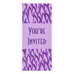 elegant purple branches custom announcements