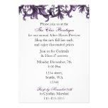 Elegant purple Business party Invitation invitations