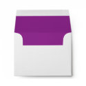 Elegant Purple Response Card Envelope envelope