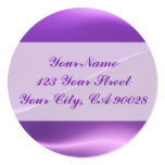 elegant purple stickers