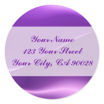 elegant purple sticker