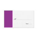 Elegant Purple Table Seating/Place Card profilecard