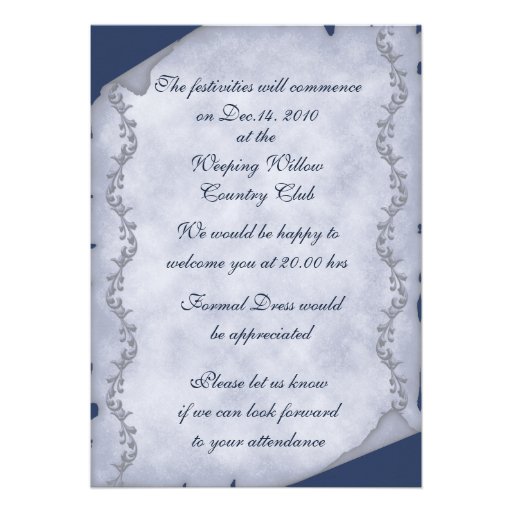 Elegant Quill and Inkwell Personalized Announcement