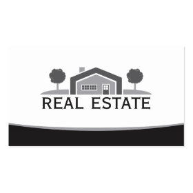 Elegant Real Estate Horizontal Business Card
