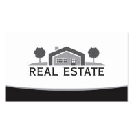 Elegant Real Estate Horizontal Business Card