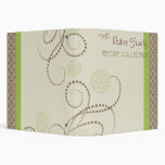 Elegant recipes 3 ring binder