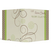 Elegant recipes 3 ring binder