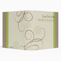 Elegant Recipes Vinyl Binder