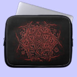 Elegant Red And Black Laptop Case laptop sleeves