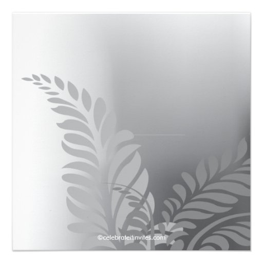 Elegant Red Blue Anniversary Invitation