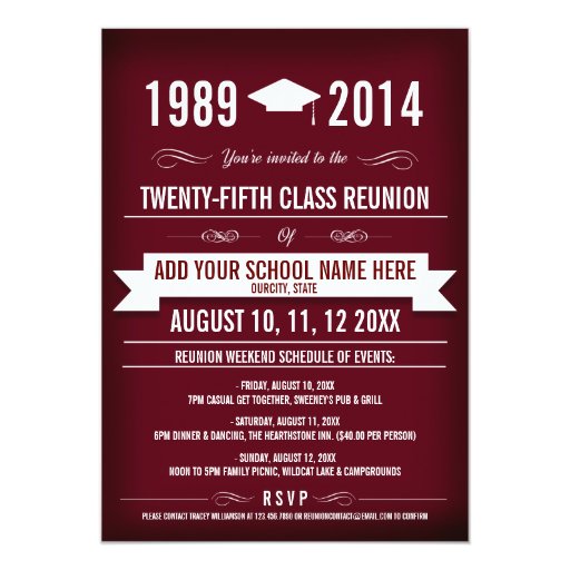 reunion invitation card templates class reunion invitations zazzle reunion invitation card templates class reunion invitations zazzle