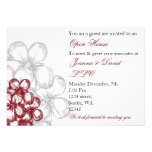 elegant red Corporate party Invitation invitations
