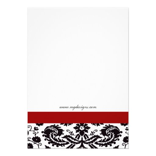 Elegant red Corporate party Invitation