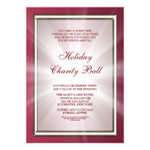 Elegant Red Corporate Party Invitation Template