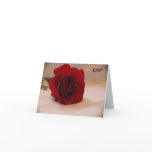 Elegant Red Rose RSVP cards