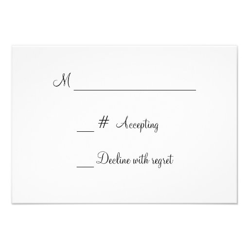 Elegant Red Silver Wedding Personalized Announcement