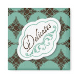 Elegant Regards "Delicates" Laundry Label Magnet