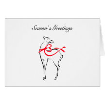 Elegant Reindeer Cards