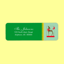 Elegant Reindeer labels