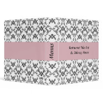 Elegant Restaurant take out Menu Binder
