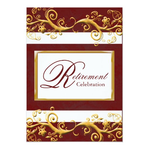 elegant retirement party invitation zazzle images of retirement invitations