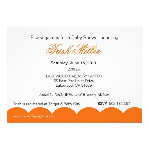 Elegant Retro Baby Carriage - Baby Shower Party Personalized Announcement