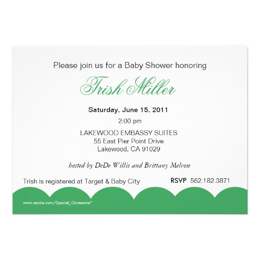 Elegant Retro Baby Carriage - Baby Shower Party Personalized Invite