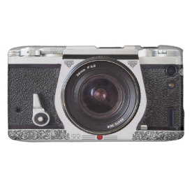 Elegant Retro Camera Scroll effect on a Motorola RAZR Case