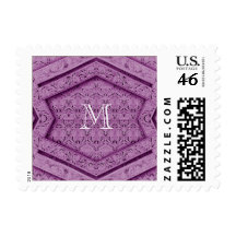 Elegant Retro Monogram - Postage