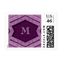 Elegant Retro Monogram - Postage
