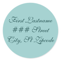 elegant return address label stickers