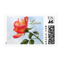 Elegant Rose and Bee 2 postage