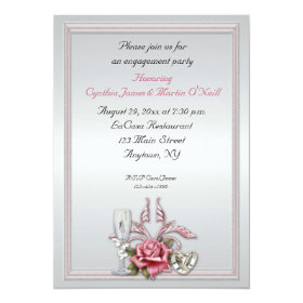 Elegant Rose Invitation 5