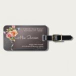 Elegant Rose Luggage Tag luggage tags