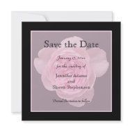 Elegant Rose Save the Date Invitation invitation