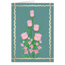 Elegant roses cards