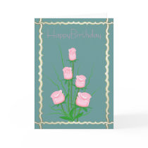 Elegant roses cards