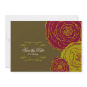 Elegant Roses Save the Date invitation