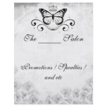 Elegant Royal Butterfly Beverage Custom Flyer