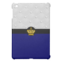 Elegant Royal Tufted Monogrammed IPAD Mini Case