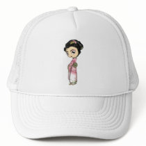 Elegant Sakura Geisha hats