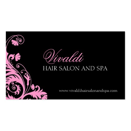 Elegant Salon and Spa Business Cards