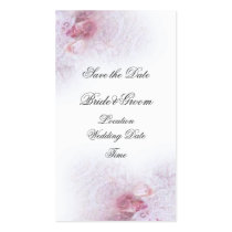 Elegant Save the Date Announcement Card business cards