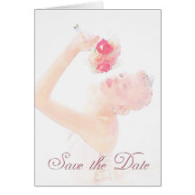 Elegant Save The Date Greeting Card